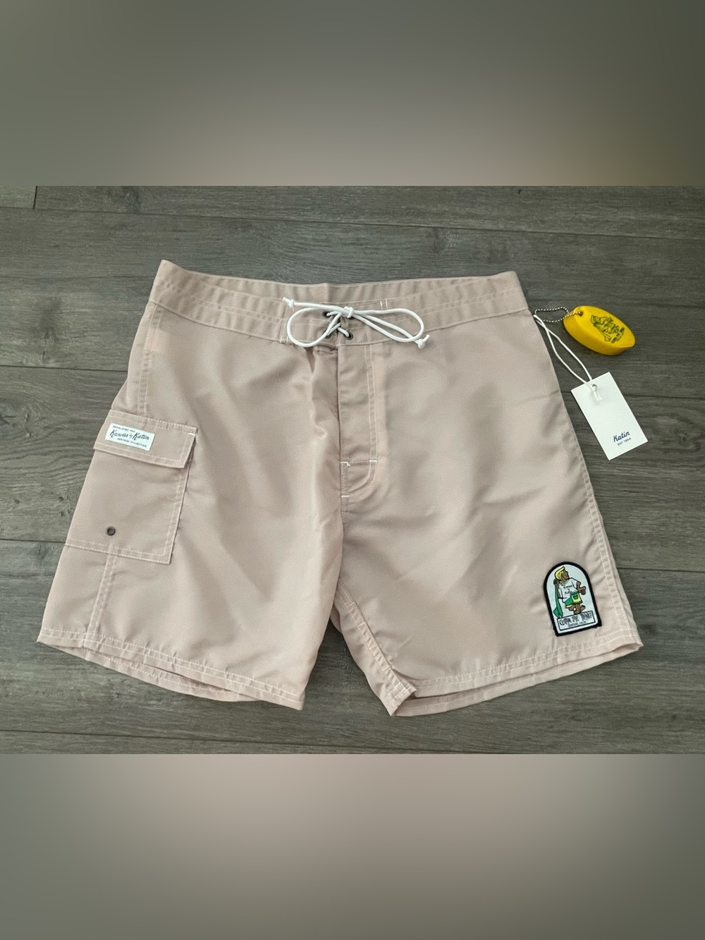 NWT Men’s Katin Waterman Board Shorts in Pale Rose